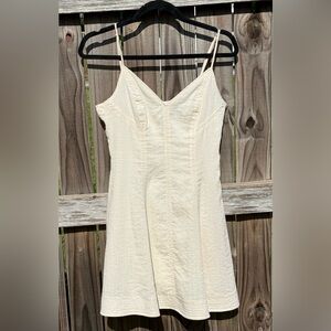 Lulu's Ivory Sleeveless Dress